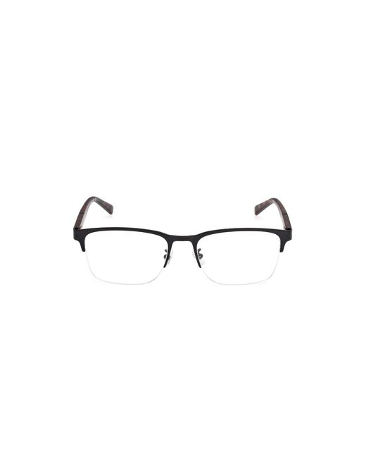 Timberland Black Tb1841-H 005 Optical Frames Metal Squared Normal for men