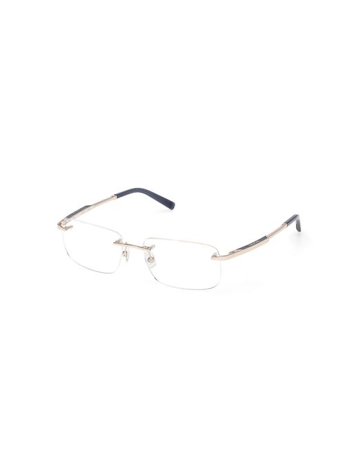 Timberland Black Tb50075 032 Optical Frames Metal Squared Normal for men
