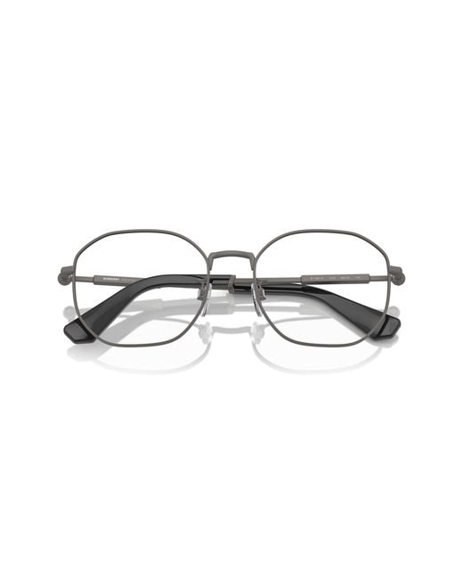 Burberry Black Be1387D 1316 Optical Frames Metal Transparent Geometric Normal for men