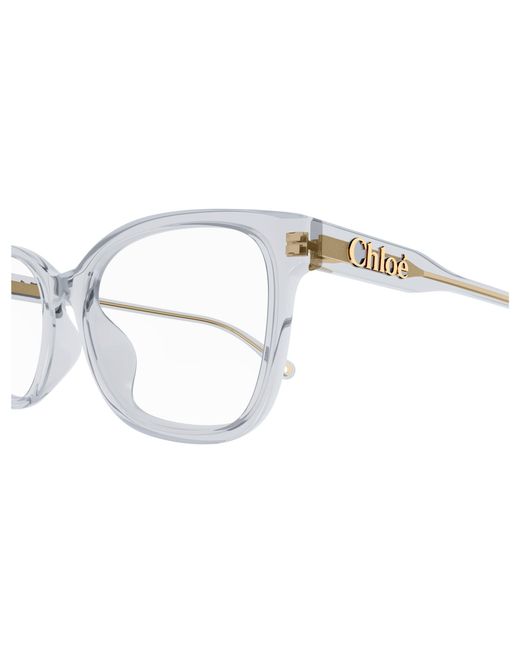 Chloé Black Ch0276Oa 002 Optical Frames Acetate Transparent Squared