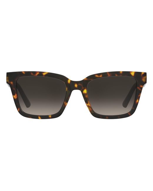 Moschino Black Mol091/S 086/Ha Sunglasses Acetate Squared Normal Shaded