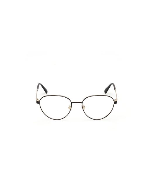 MAX&Co. Black Mo5191 001 Optical Frames Metal Round Normal