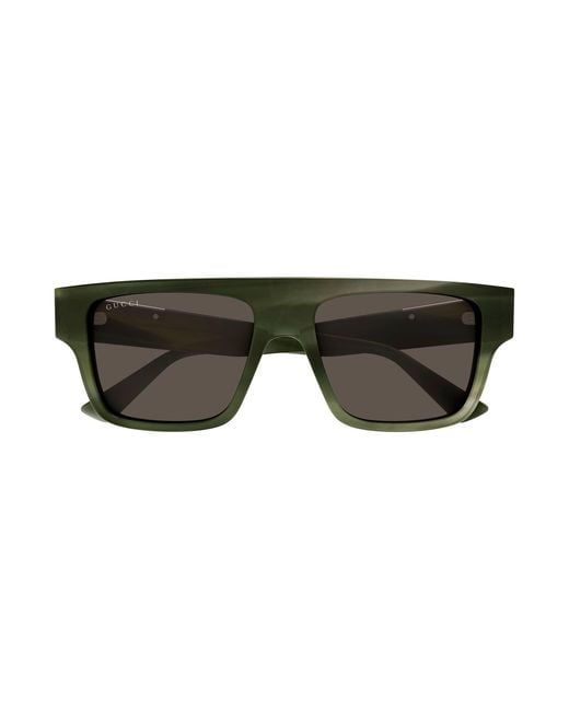Gucci Black Gg1960S 005 Sunglasses Acetate Squared for men