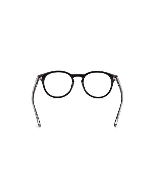 Web Black We5387 005 Optical Frames Acetate Round Normal