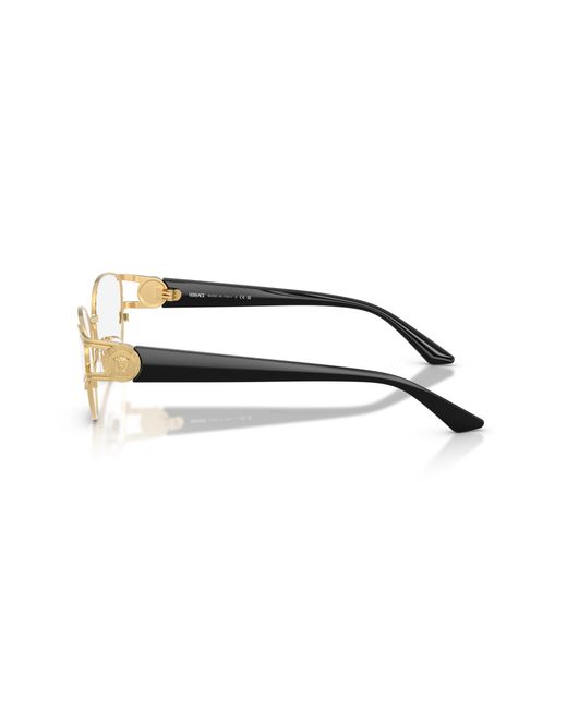 Versace Black Ve1309 1002 Optical Frames Metal Cat Eye Normal