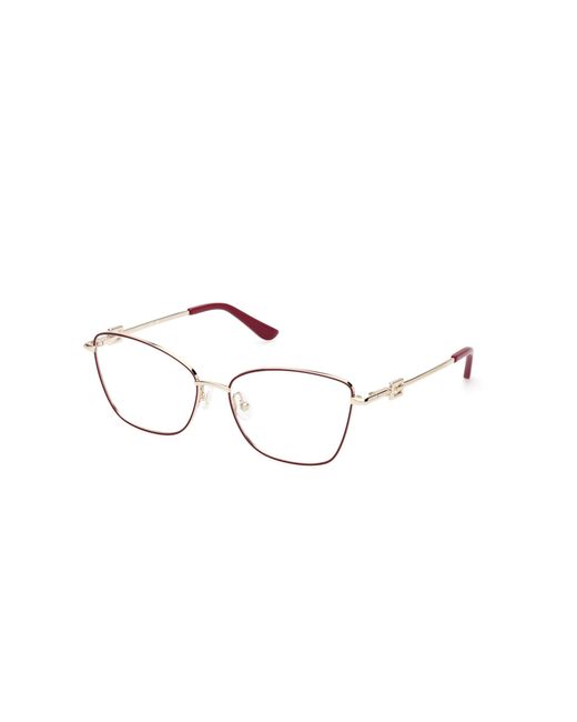 Guess Black Gu50316 001 Optical Frames Metal Cat Eye Normal