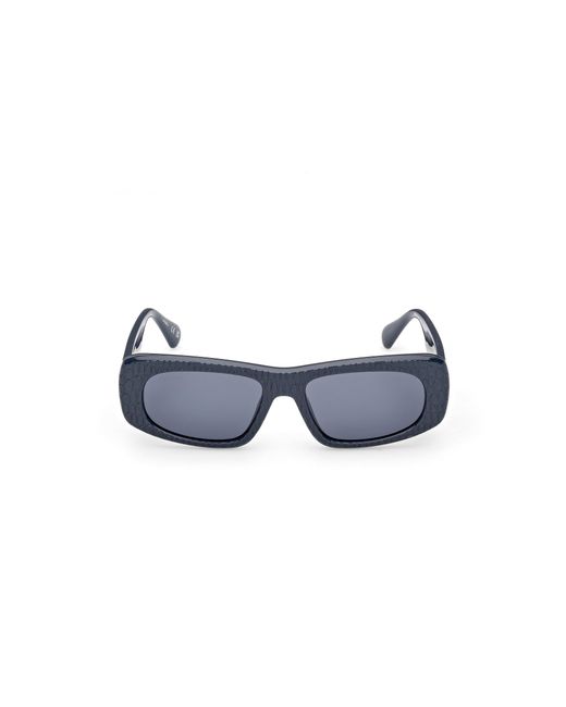MAX&Co. Black Mo0142 90V Sunglasses Injected Squared Normal