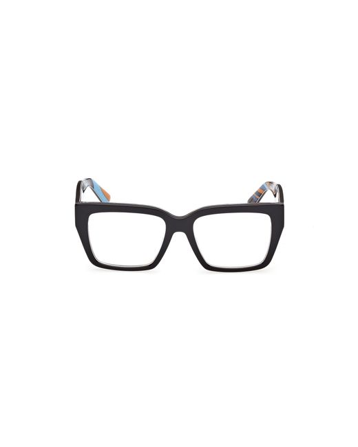 Emilio Pucci Black Ep5284 005 Optical Frames Acetate Squared Normal