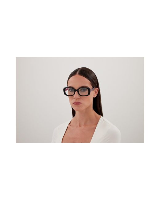 Gucci Black Gg1908O 002 Optical Frames Acetate Transparent Squared