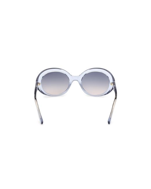 Guess Black Gu00287 90W Sunglasses Injected Round Normal