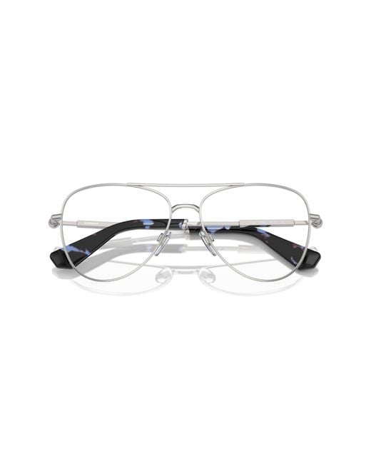 Burberry Black Be1386 1005 Optical Frames Metal Transparent Pilot Normal for men