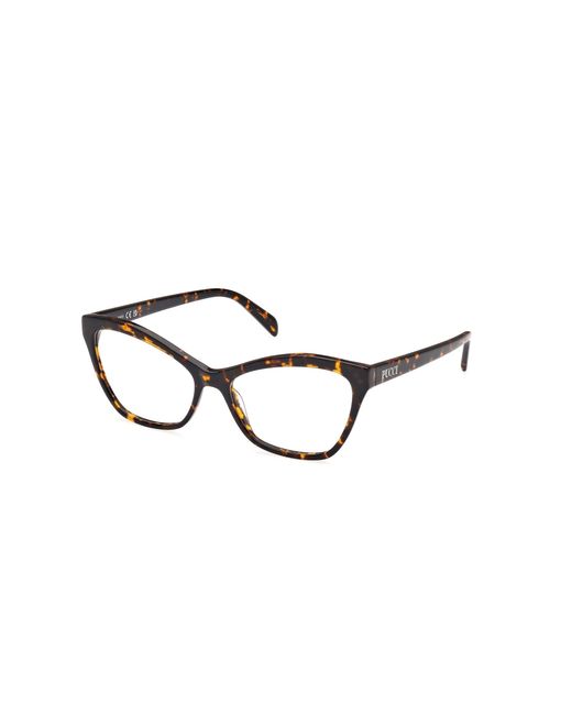 Emilio Pucci Black Ep5241 052 Optical Frames Acetate Cat Eye Normal