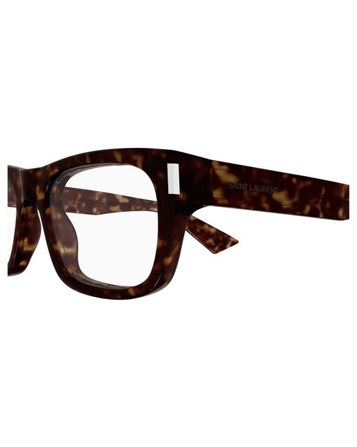 Saint Laurent Black Sl 83 Opt 002 Optical Frames Acetate Transparent Squared