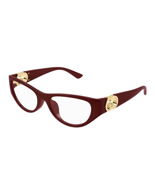 Gucci Black Gg1825O 003 Optical Frames Injected Transparent Cat Eye