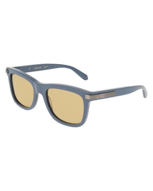 Ferragamo Black Sf2088S 414 Sunglasses Acetate Squared Normal for men