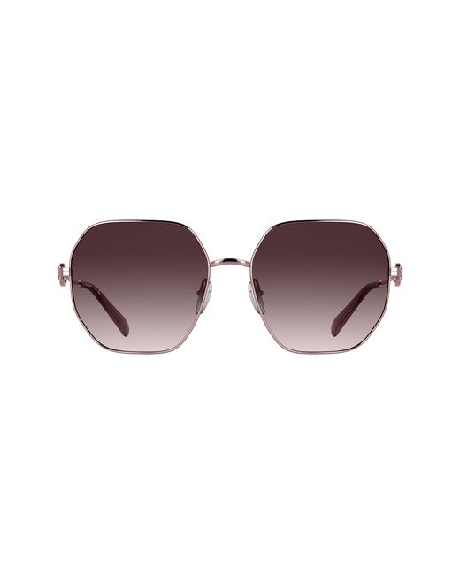 Longchamp Black Lo187S 682 Sunglasses Metal Squared Normal