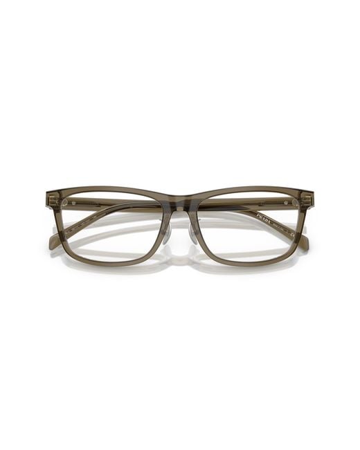 Prada Black Pr B08Vd 18T1O1 Optical Frames Acetate Squared Normal for men