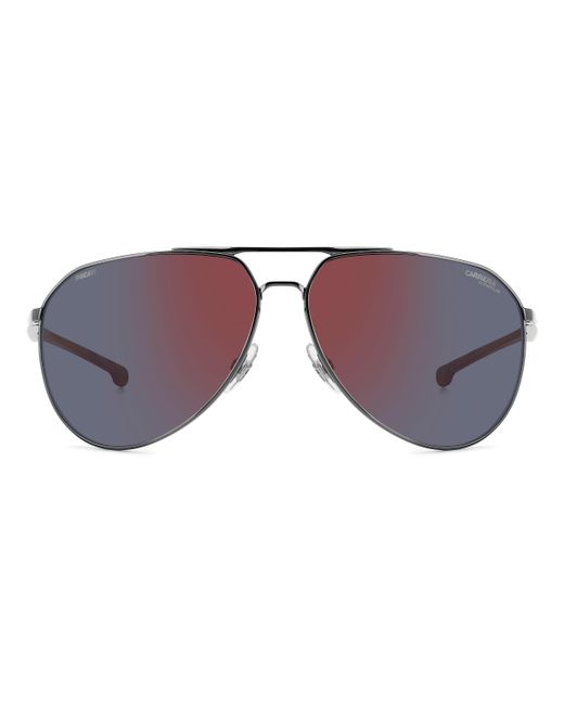 Carrera DUCATI Black Carduc 030/S 807/H4 Sunglasses Metal Smoke Pilot Polarized for men