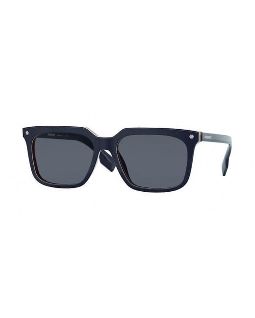 Burberry Black Be4337 379987 Sunglasses Plastic Squared for men