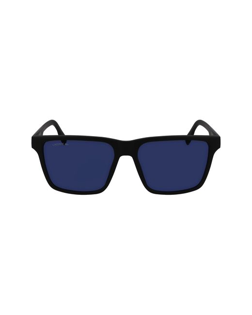 Lacoste Black L6039S 002 Sunglasses Bio-Inject Squared Normal for men