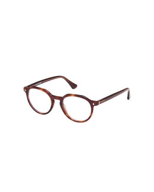 Web Black We5427 056 Optical Frames Acetate Round Normal for men