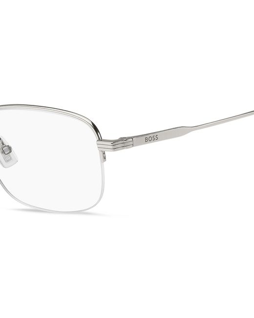 Boss Black Boss 1799/F 010 Optical Frames Titanium Squared Normal for men