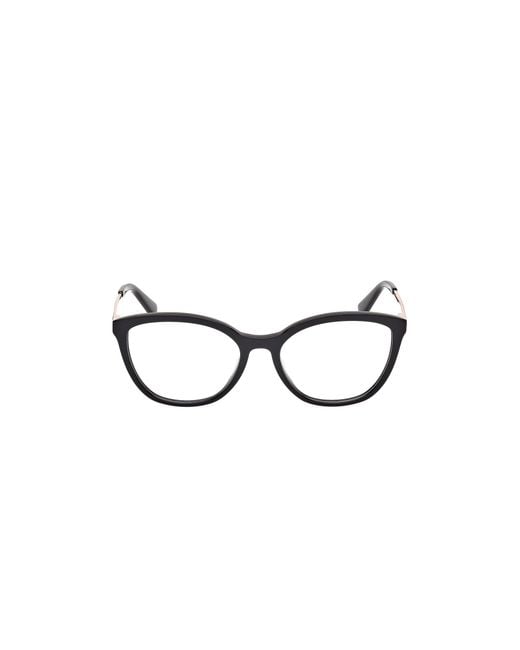 Guess Black Gu50171 001 Optical Frames Metal Cat Eye Normal