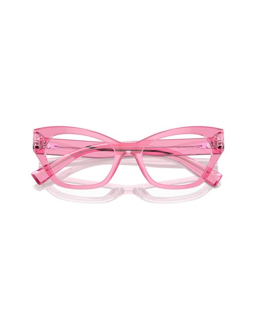 Dolce & Gabbana Black Dg3385 3148 Optical Frames Acetate Transparent Cat Eye Normal