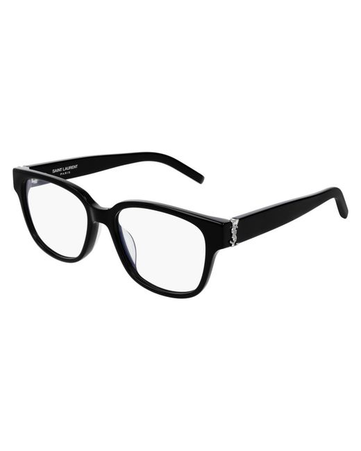 Saint Laurent Black Sl M33/F 004 Optical Frames Acetate Squared