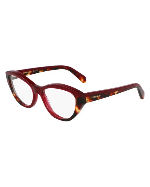 Ferragamo Black Sf3011 654 Optical Frames Acetate Cat Eye Normal