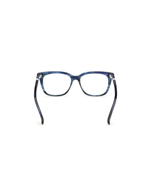 Max Mara Black Mm5239 092 Optical Frames Acetate Round Normal