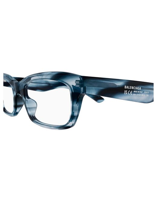 Balenciaga Black Bb0427O 004 Optical Frames Acetate Transparent Squared for men
