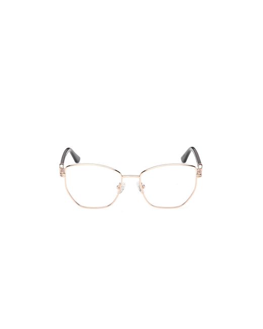 Guess Black Gu50312 028 Optical Frames Metal Geometric Normal