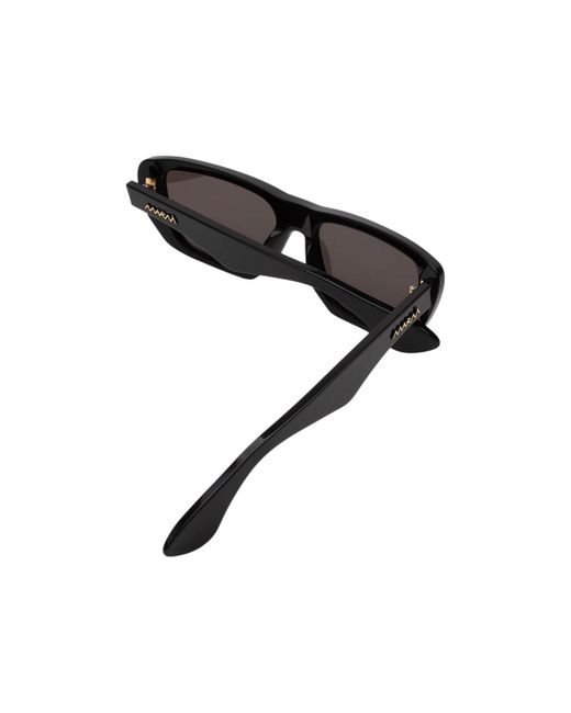 Marni Black Oan Jimura Sunglasses Acetate Squared Normal