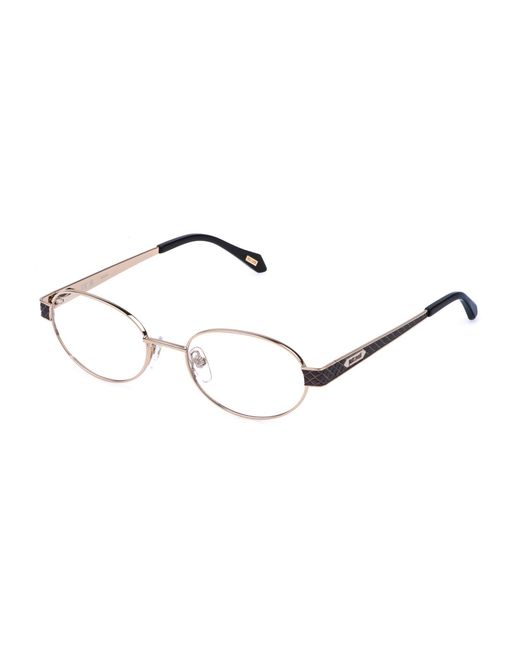Just Cavalli Black Vjc168 0 Optical Frames Metal Geometric