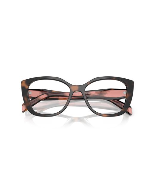 Prada Black Pr B04V 23A1O1 Optical Frames Acetate Transparent Cat Eye Normal