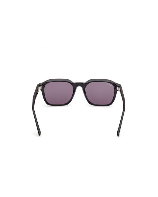 Web Black We0385 05A Sunglasses Acetate Smoke Squared Normal for men