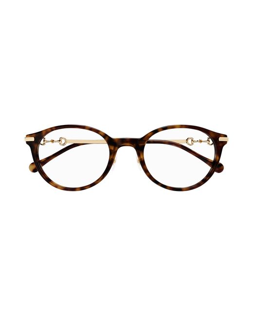 Gucci Black Gg1904Oj 002 Optical Frames Acetate Transparent Round