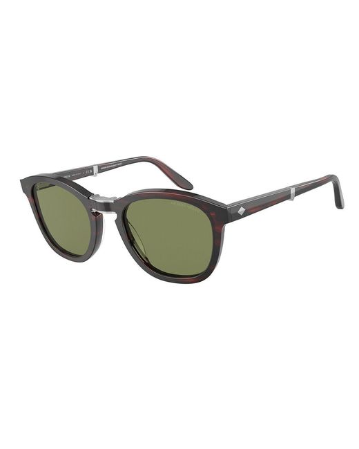 Giorgio Armani Green Ar8170 59634E Sunglasses Acetate Squared Normal for men
