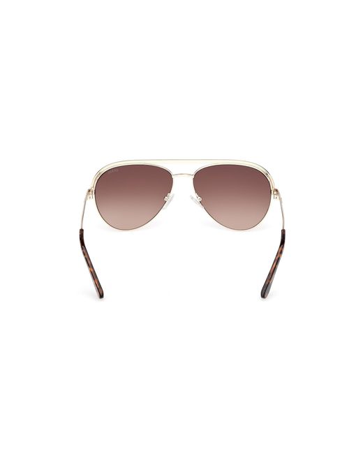 Guess Black Gu00271 32F Sunglasses Metal Pilot Normal