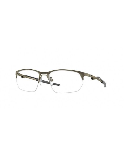 Oakley Black Ox5152 Wire Tap 2.0 Rx 515202 Optical Frames Metal Squared for men