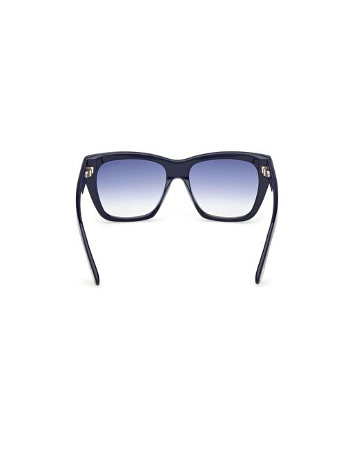 Tom Ford Black Ft1343 Flynn-02 90W Sunglasses Acetate Butterfly Normal