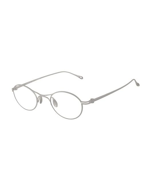 Giorgio Armani Black Ar5135T 3346 Optical Frames Titanium Round Normal for men