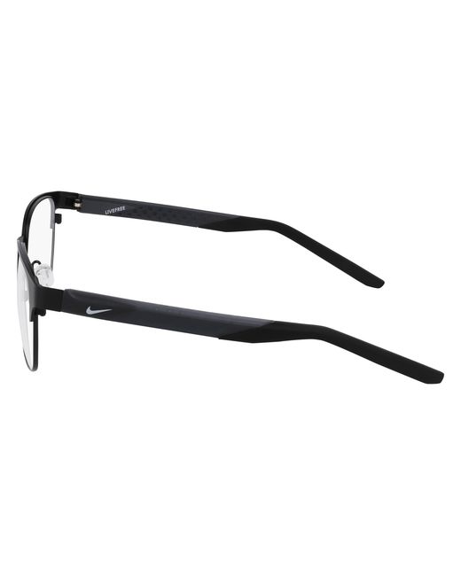 Nike Black 8156 001 Optical Frames Metal Squared Normal Normal for men
