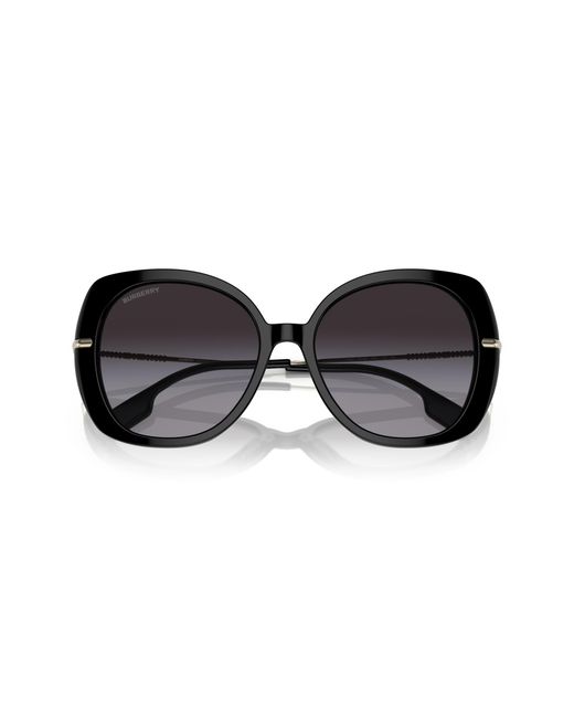 Burberry Black Be4374 30018G Sunglasses Plastic Squared Shaded