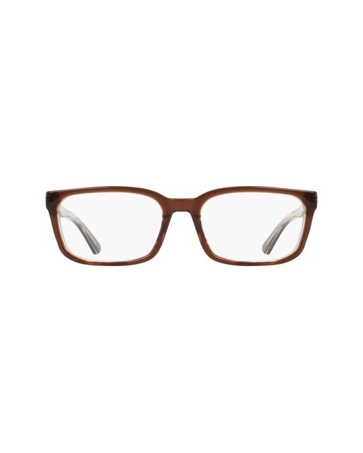 Nike Black 7181 211 Optical Frames Acetate Squared Normal for men