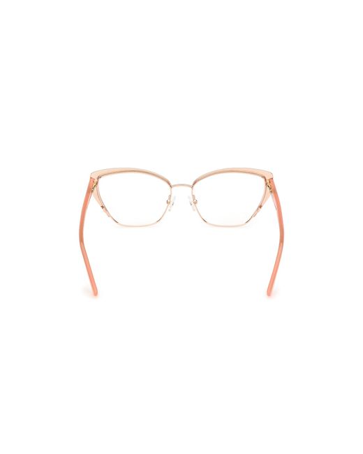 Guess Black Gu50122 074 Optical Frames Metal Cat Eye Normal