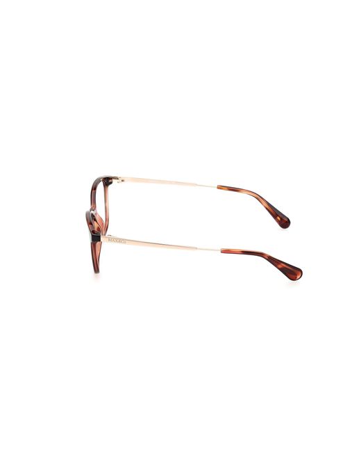 MAX&Co. Black Mo5083 55A Optical Frames Injected Squared Normal