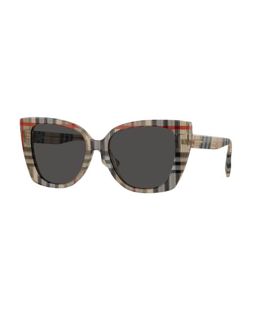 Burberry Black Be4393 Meryl 377887 Sunglasses Acetate Cat Eye Normal