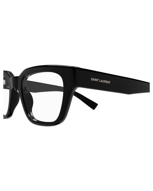 Saint Laurent Black Sl 804 Linea Sl Logo Eyeglasses